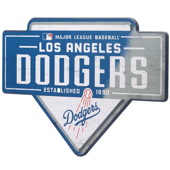 Los Angeles Dodgers Base Wood Wall Decor