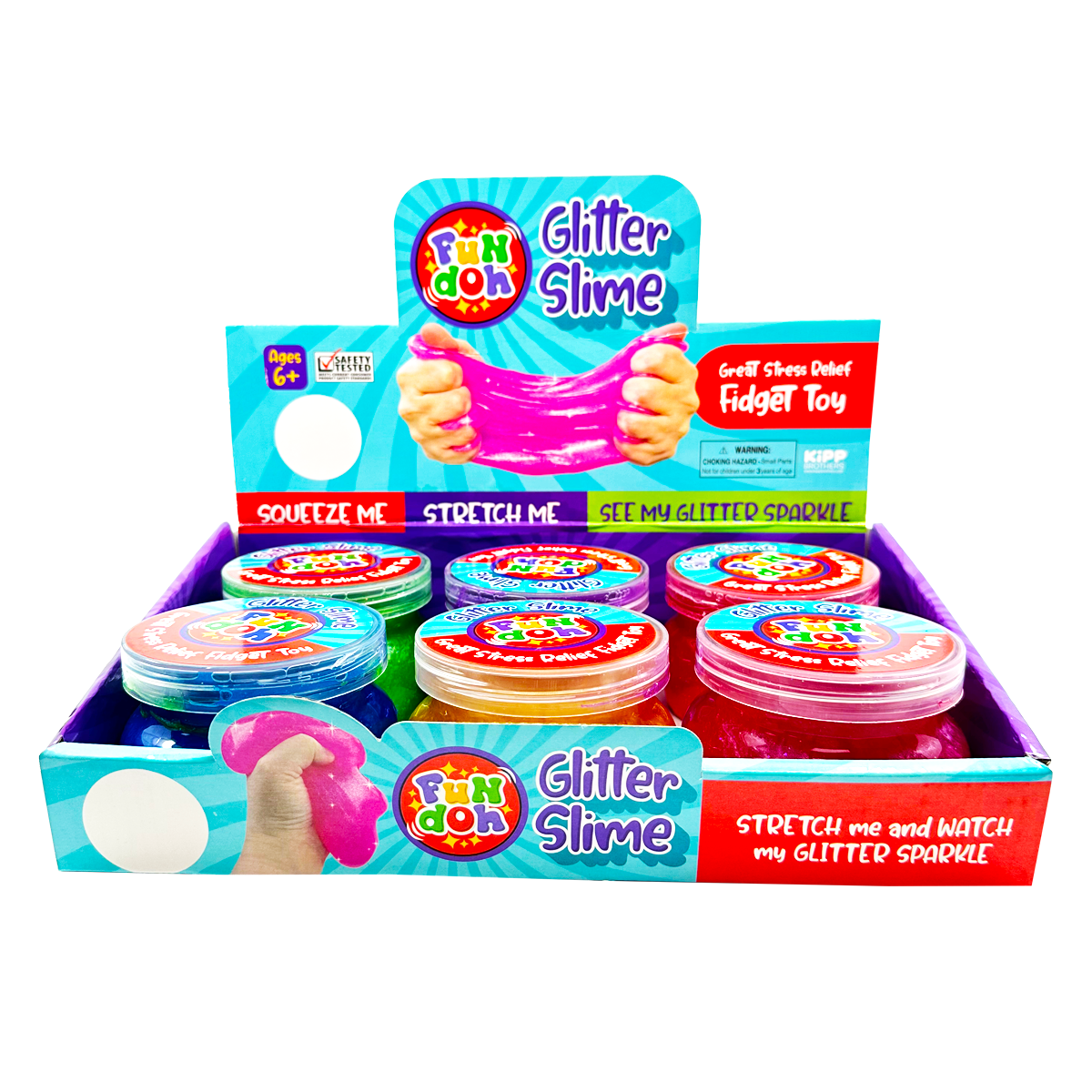 So Much Fun! Fun Doh Fidget Glitter Slime