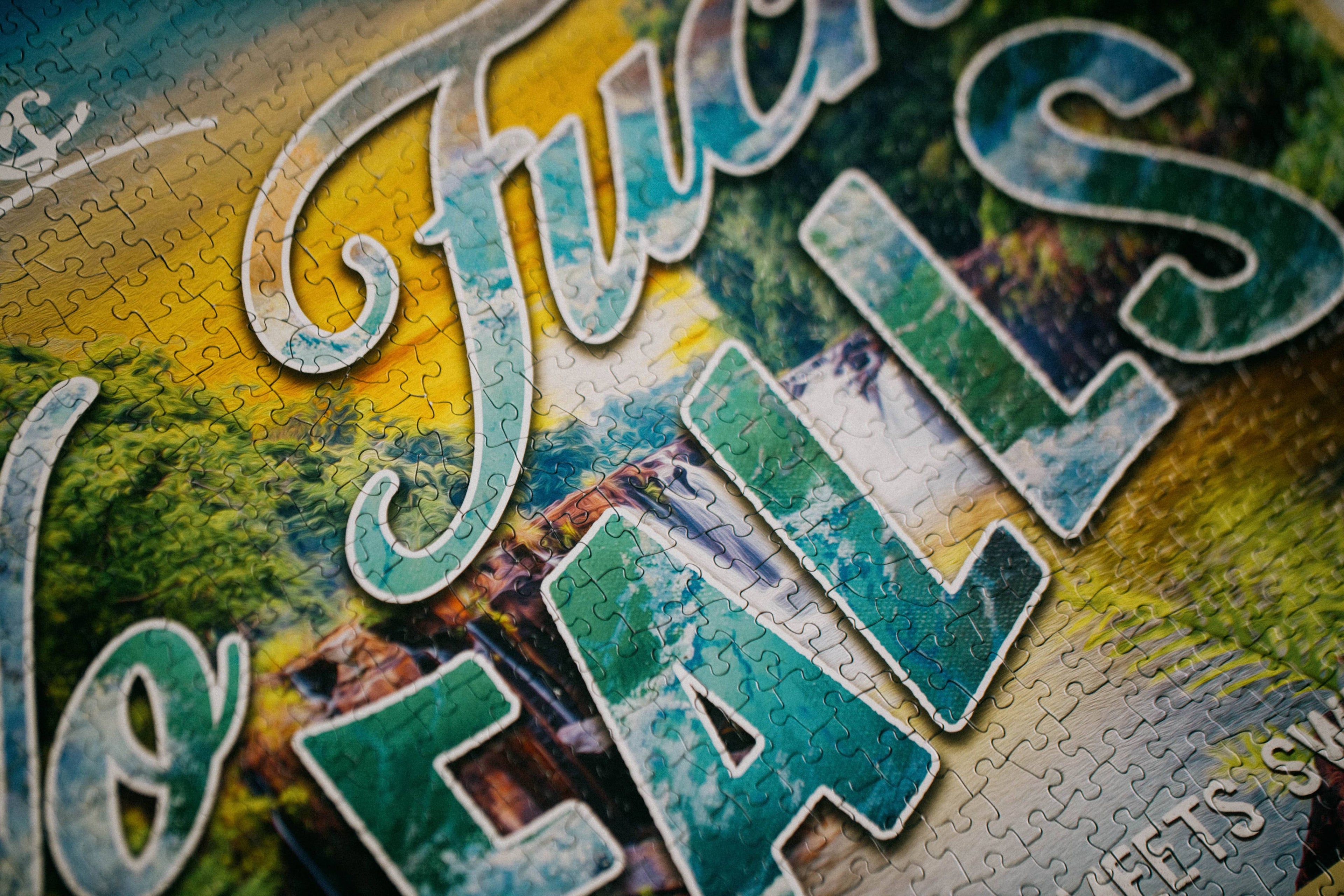 Greetings from No Fucks Falls Puzzle