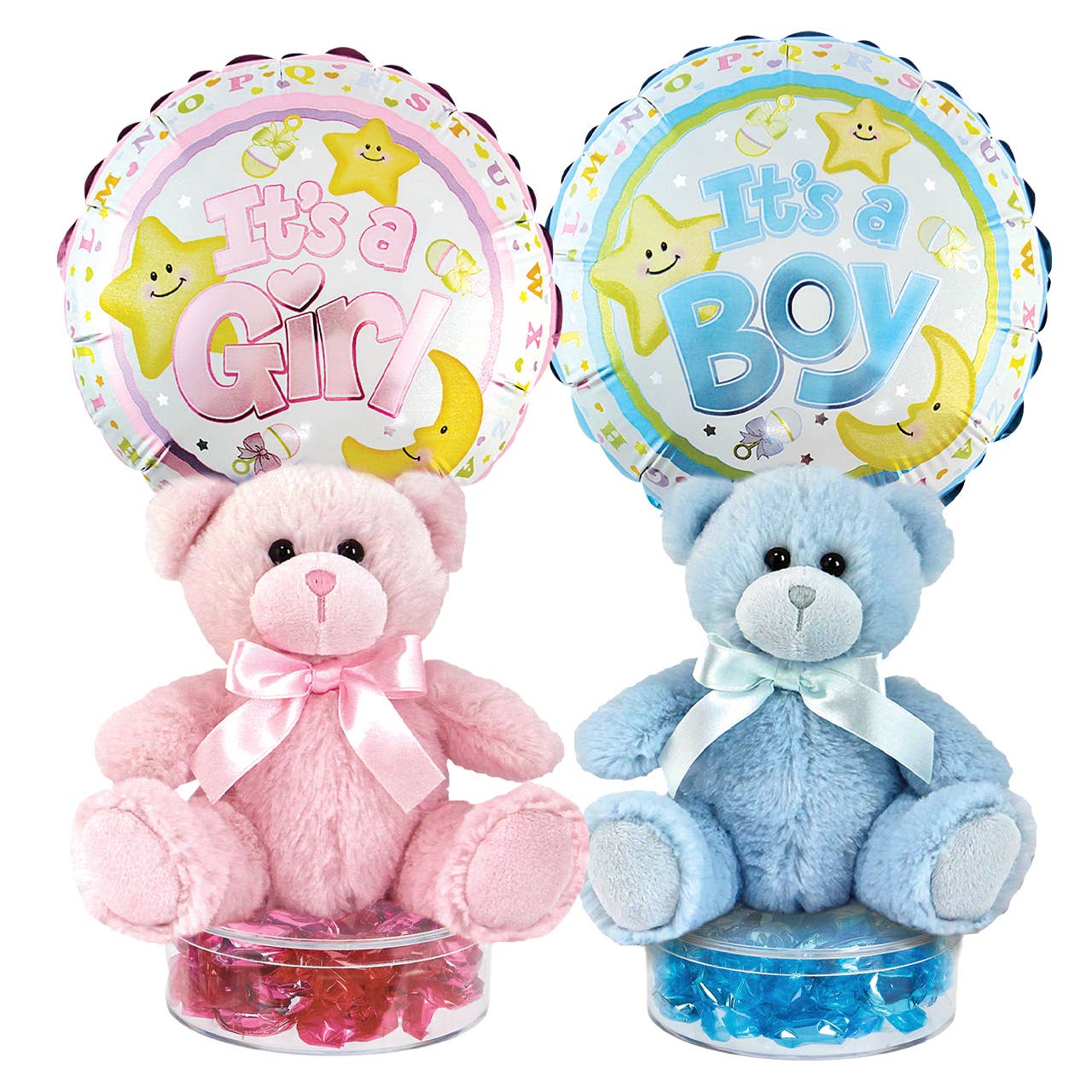 Baby Bear Kelliloons/New Baby Gift Set - Boy and Girl