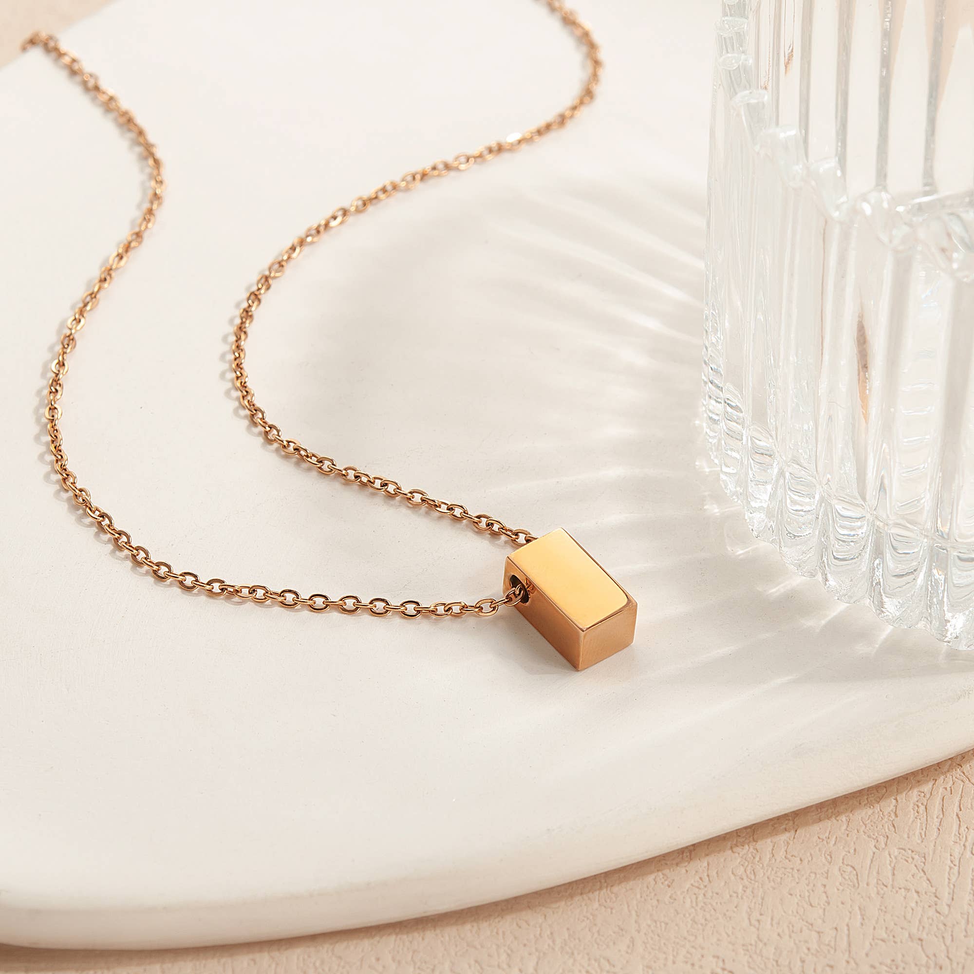 Happy Sweet 16th Birthday Necklace/ Rose Gold