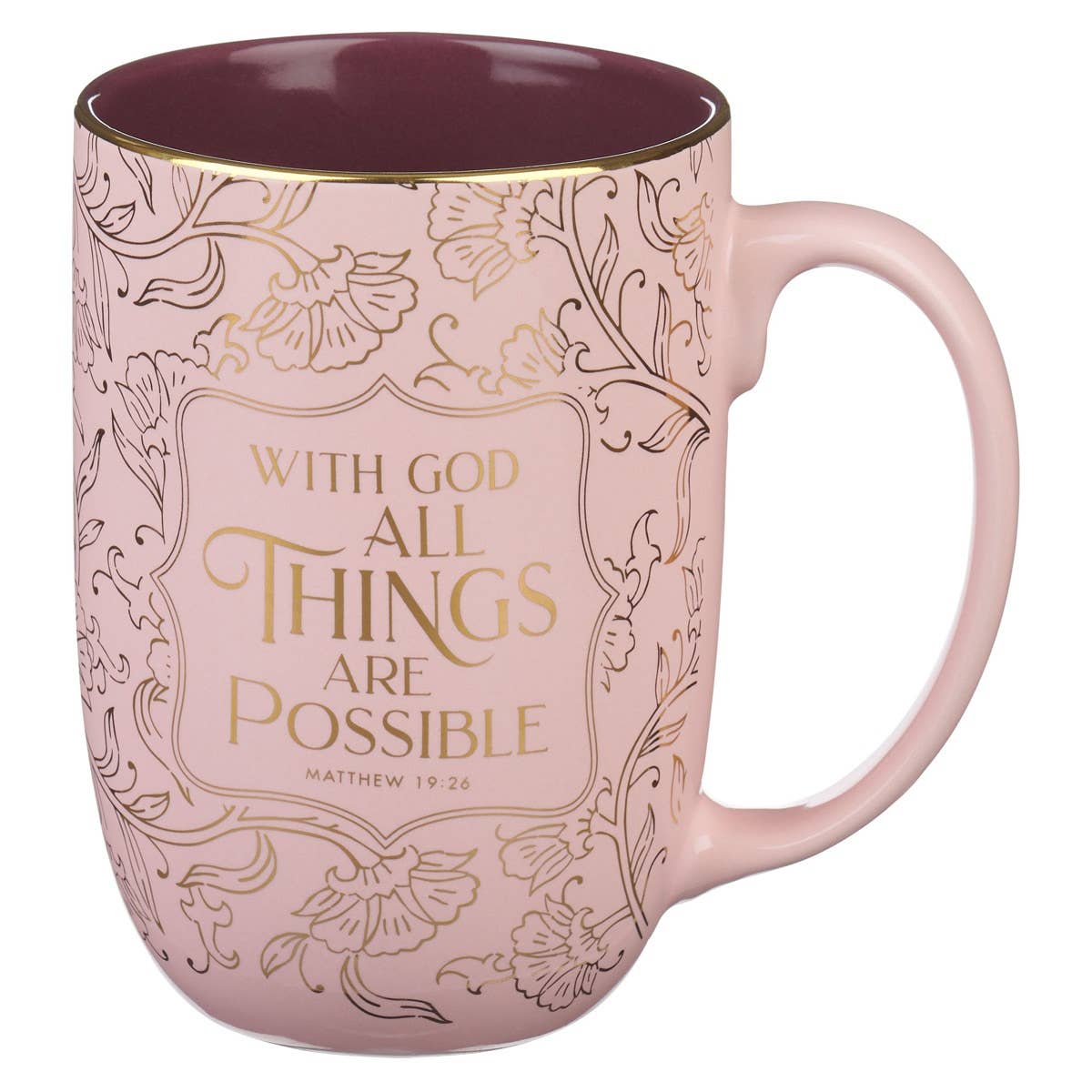With God All Things Are Possible Matt 19:26 Mug