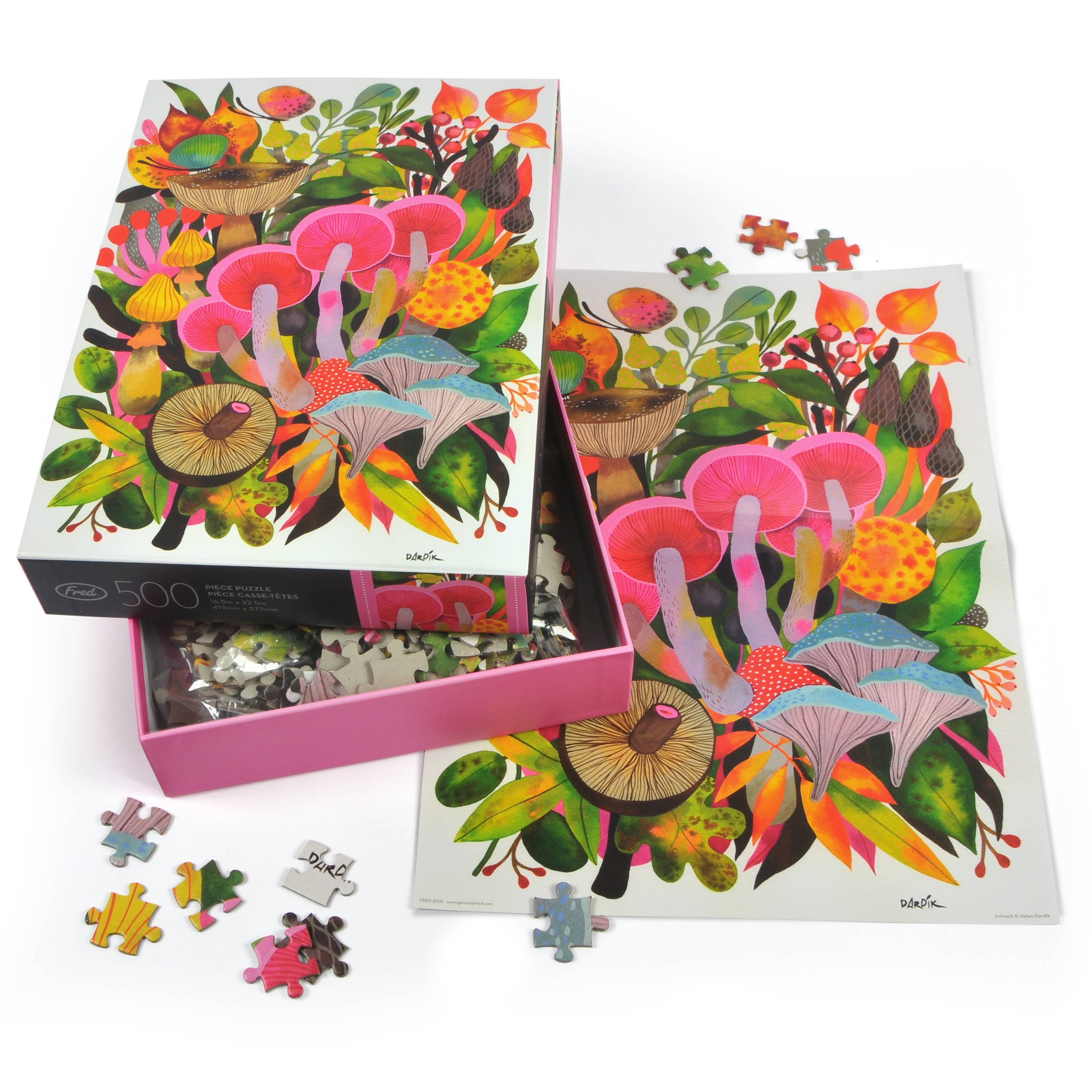 Mushroom Toomuchery 500pc Puzzle