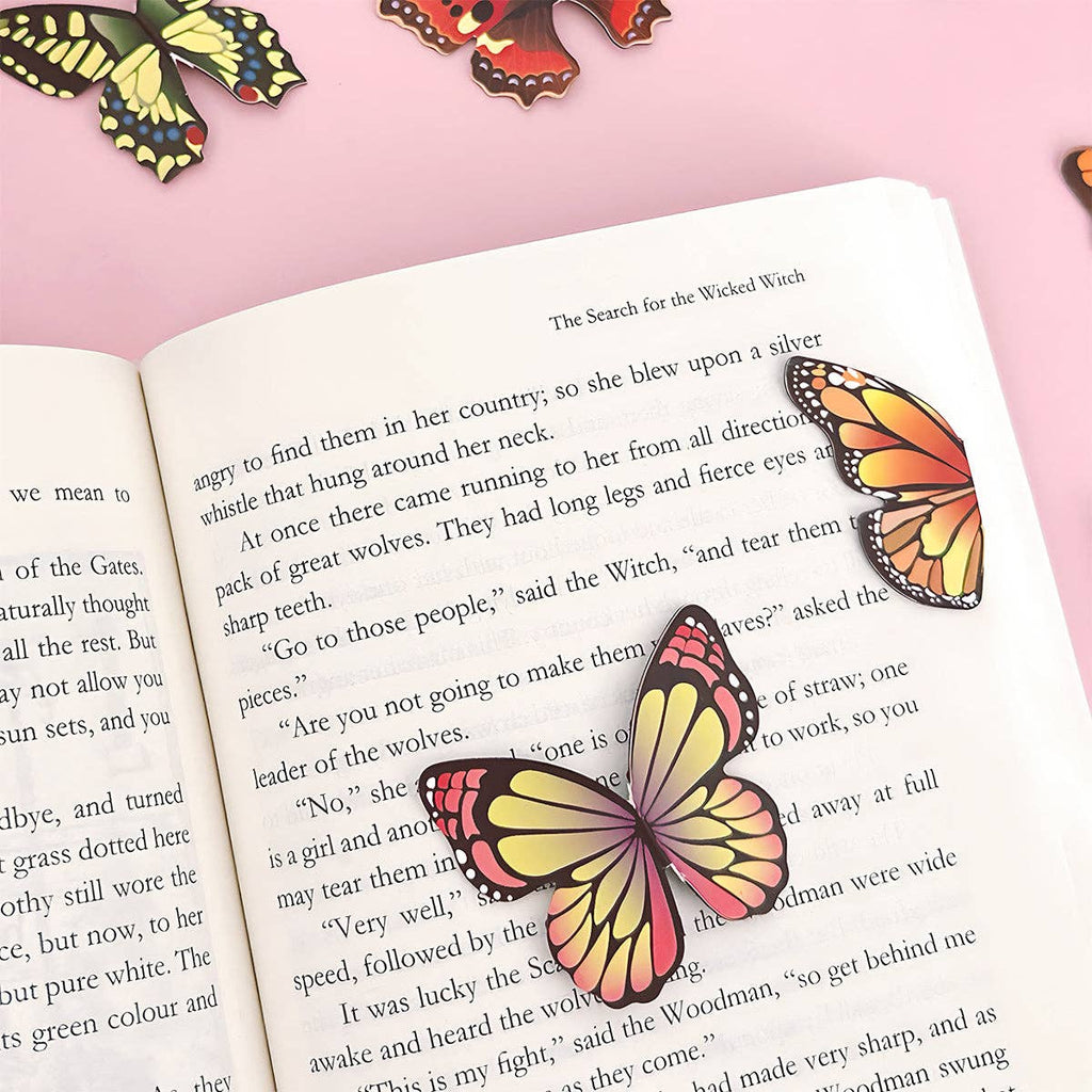 Magnetic Butterfly Bookmarks