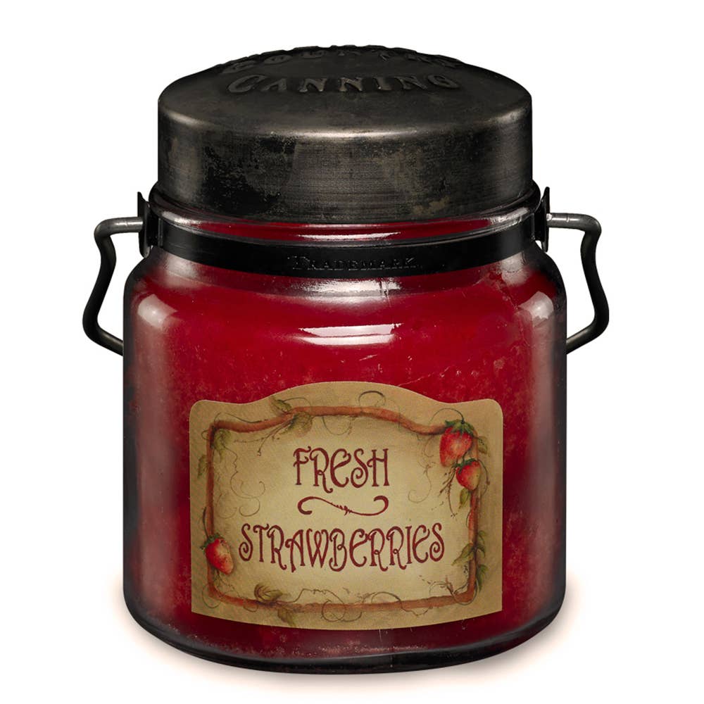 Fresh Strawberries Jar Candle