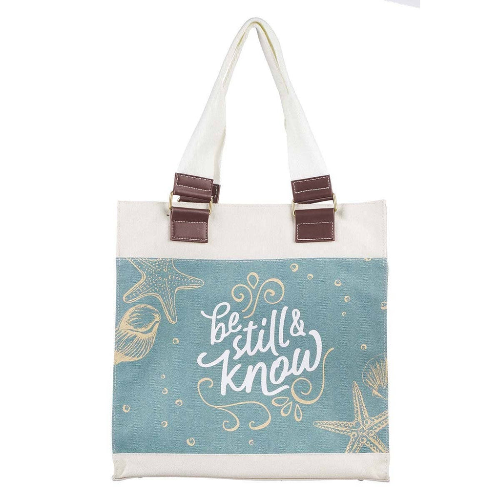 Be Still & Know Canvas Tote