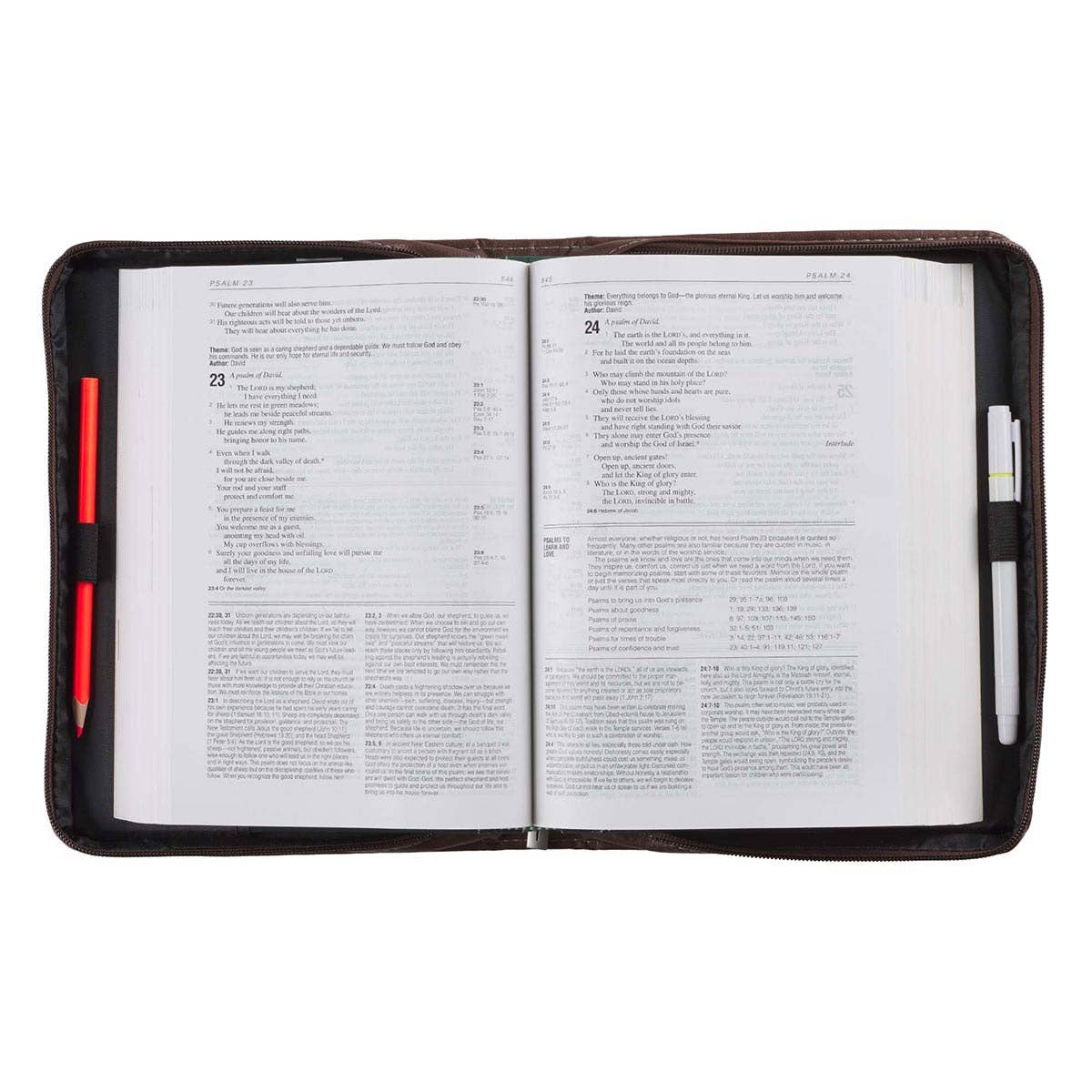 A Man's Heart Bible Cover