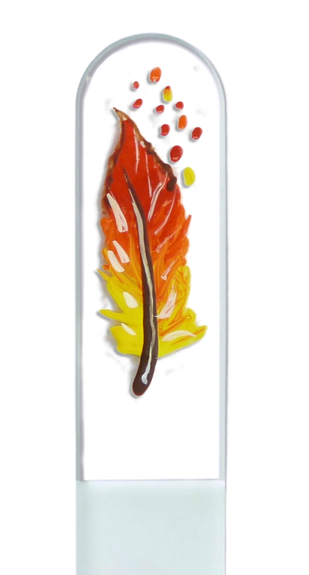 Feather Indian Bird Flight Southwest Hand Painted Nail File: Large