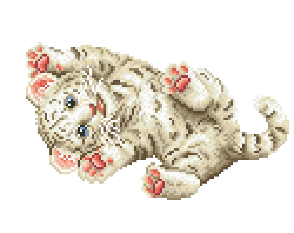 Baby Tiger Roly Poly Diamond Dotz