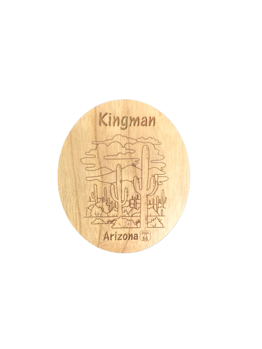 Kingman Az Wood Magnet