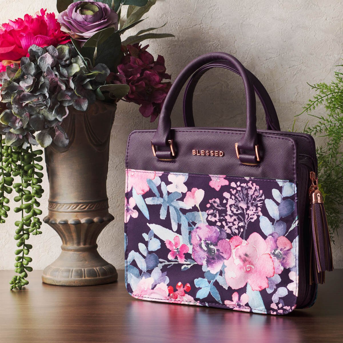 Blessed Purse Style Large Bible Cover