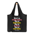 Here's to strong women reusable bag