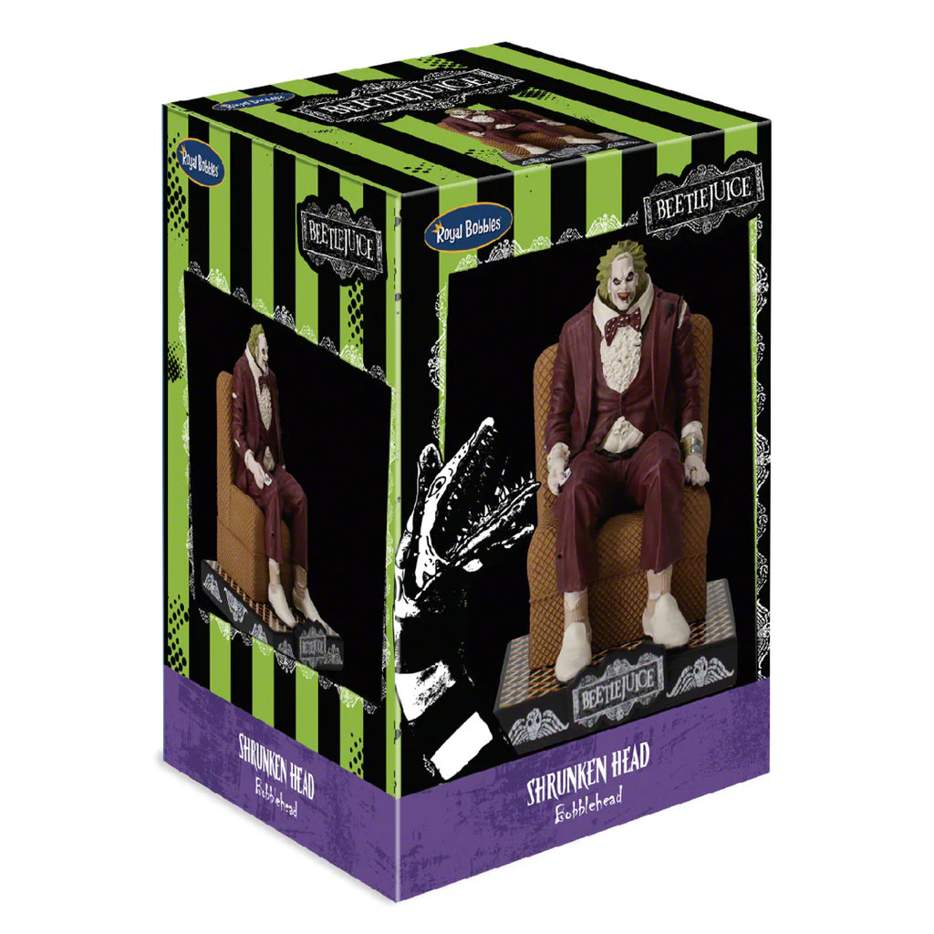 Beetlejuice Shrunken Head Bobble