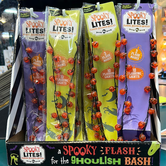 Spooky LITES! Flashing Necklace