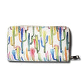 Cactus Watercolor Zipper Wallet