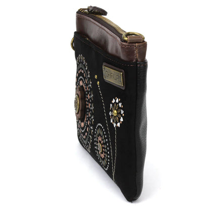 Starburst Dazzled Mini Crossbody Black