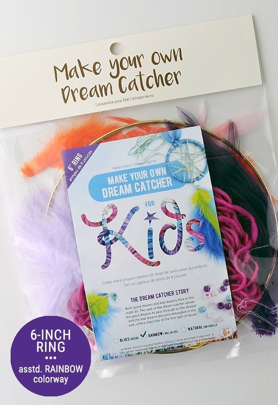 Make Your Own Dreamcatcher Kids Rainbow