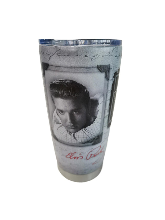 Elvis Presley Frames and Letters Thermos Tumbler