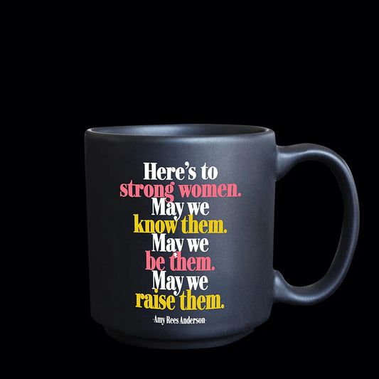 Here's to strong women mini mug