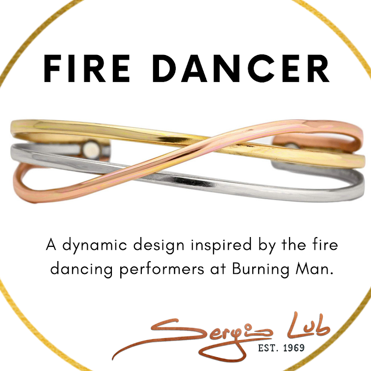 Fire Dancer Medium Magnetic Sergio Lub Bracelet