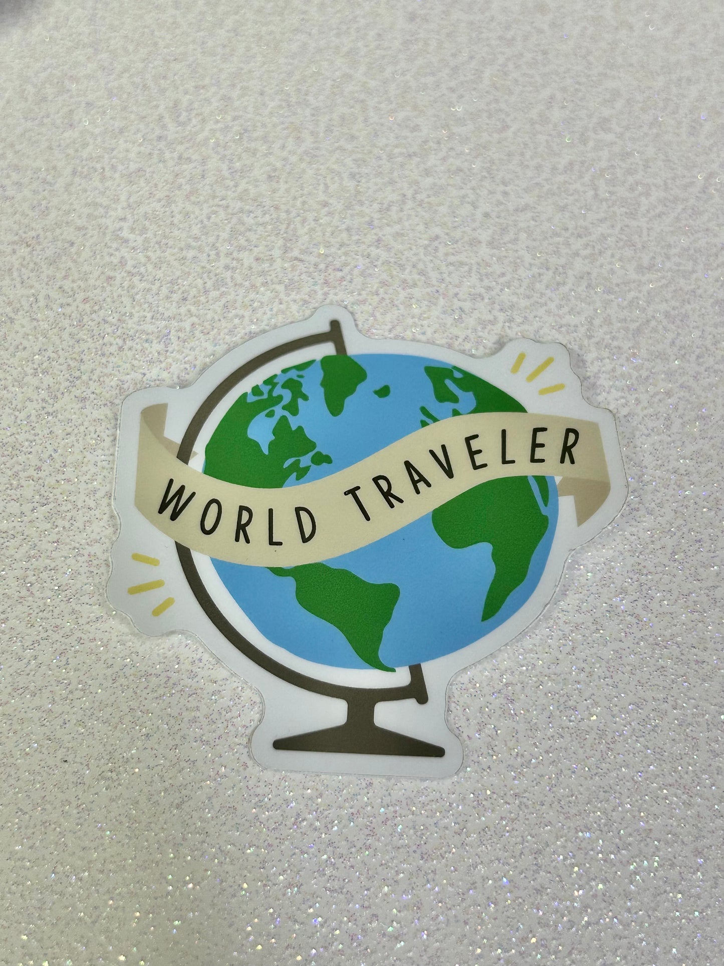 Globe Sticker World Traveler