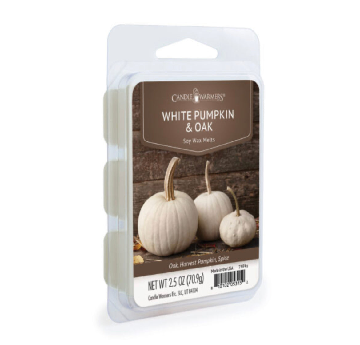 White Pumpkin & Oak Wax Melt