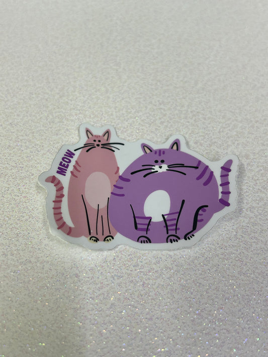 Colorful Cats Sticker