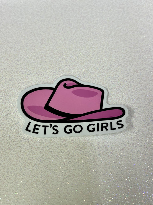 Let’s Go Girls Sticker