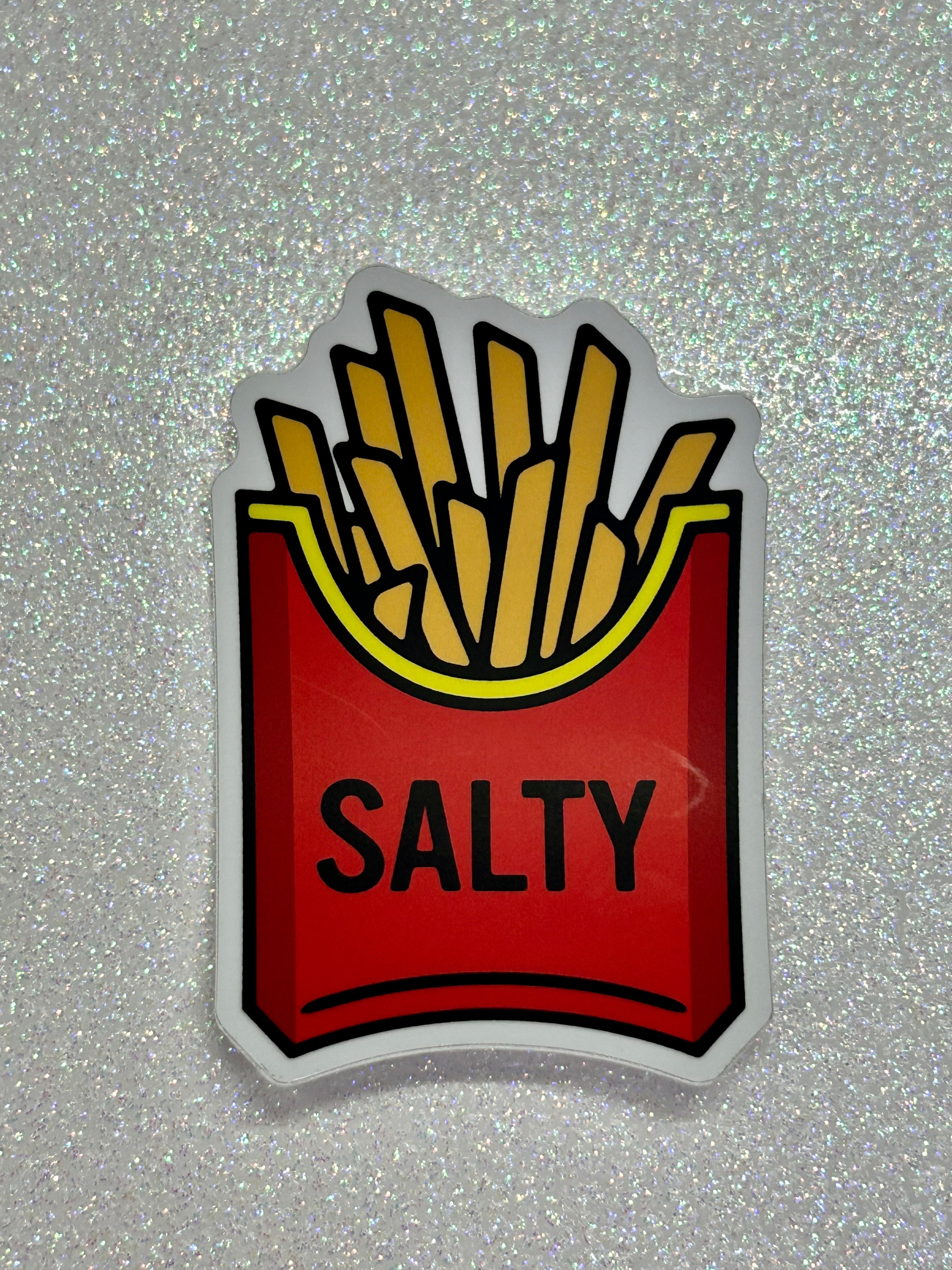 Salty French Fries Sticker