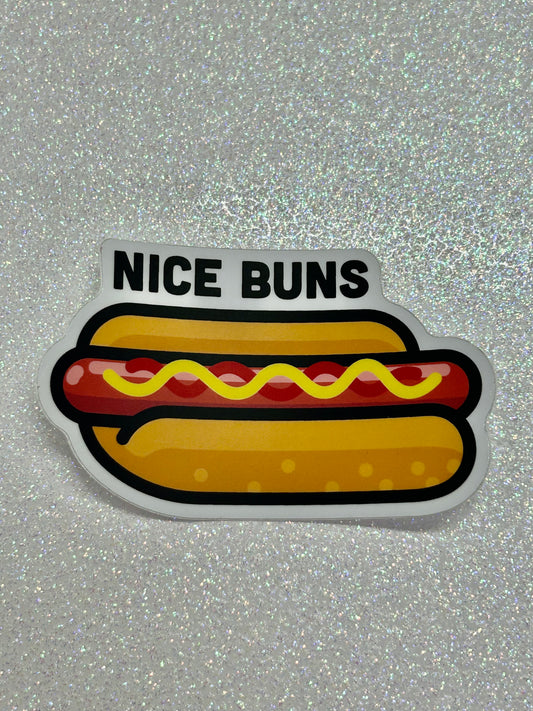 Nice Buns Sticker