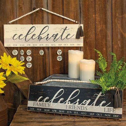 Celebrate Family, Friends, Life Birthday Calendar
