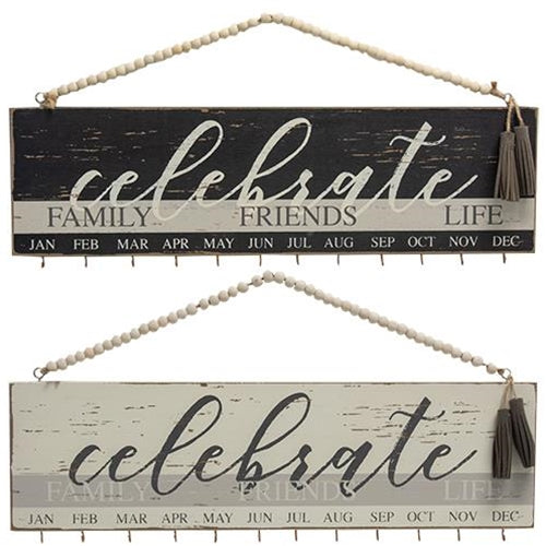 Celebrate Family, Friends, Life Birthday Calendar