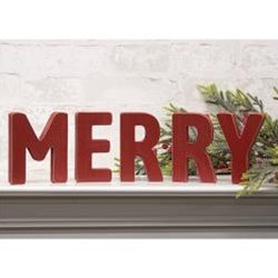 MERRY Wooden Letters Set/5