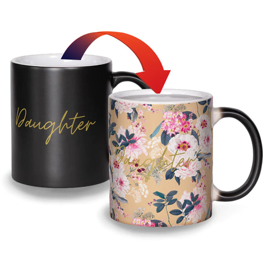 Floral Daughter Color Changing Mug