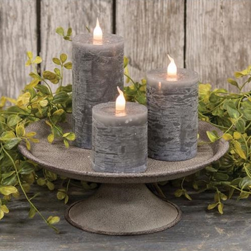 Gray Flicker 4" Pillar