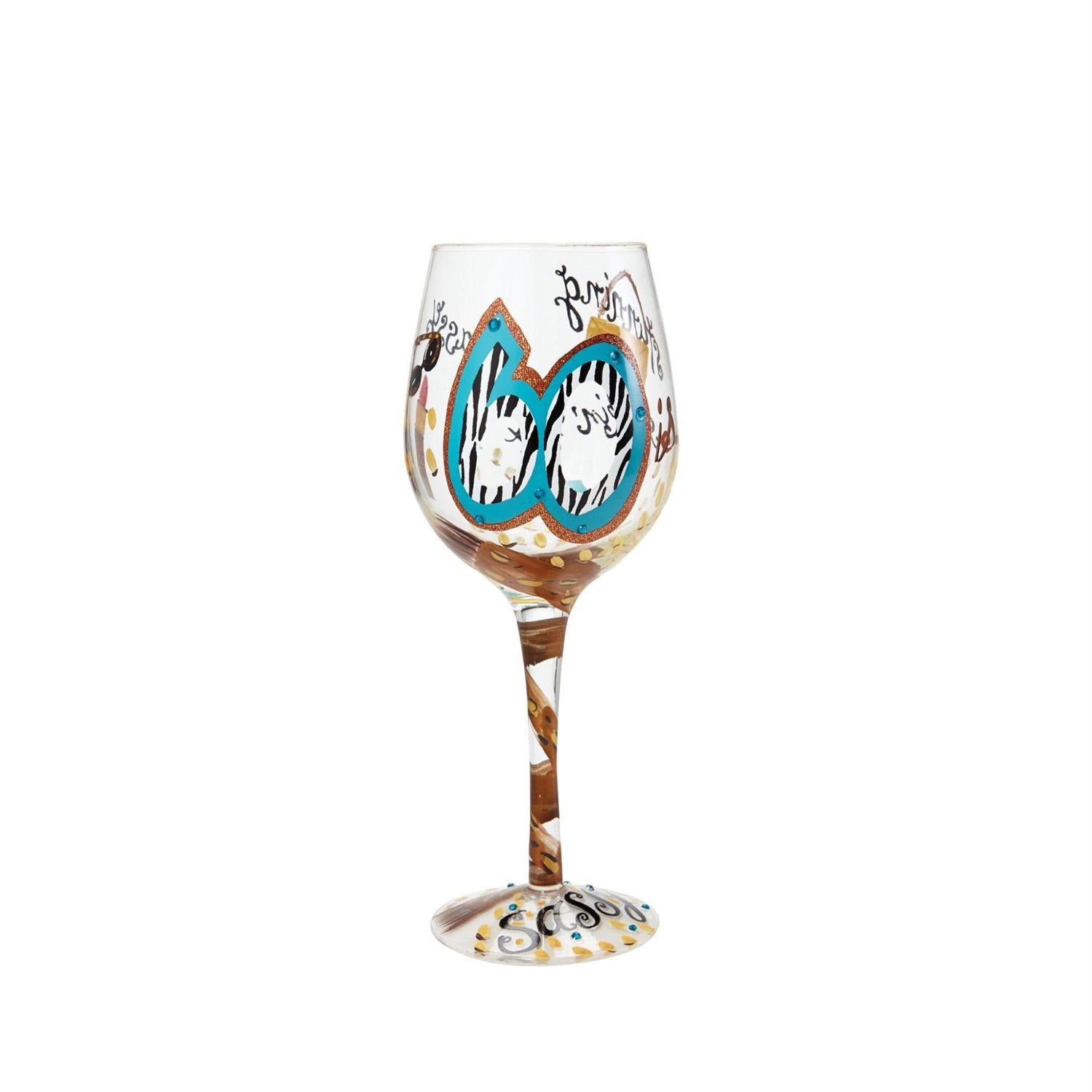 60 and Sassy Lolita Wine Glass