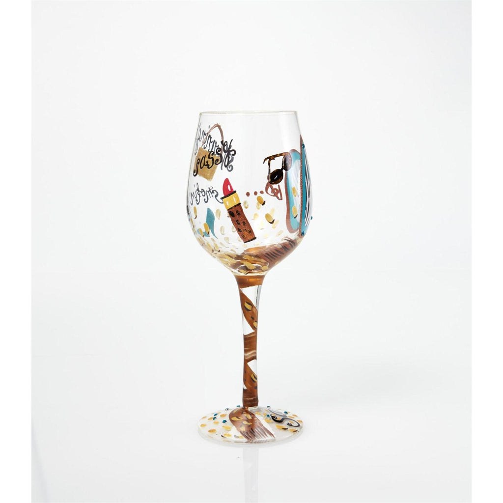 60 and Sassy Lolita Wine Glass