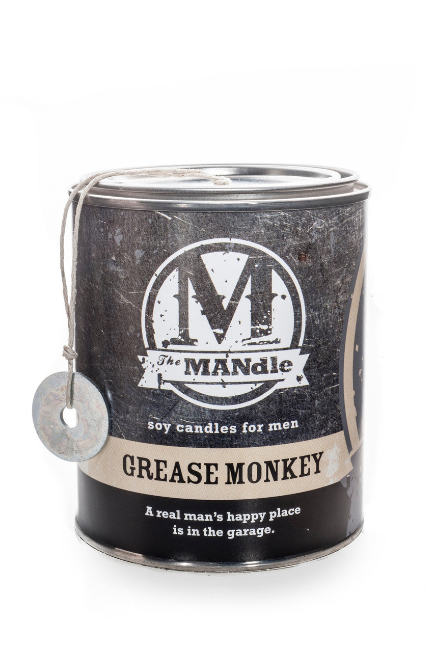 The MANdle Grease Monkey Candle