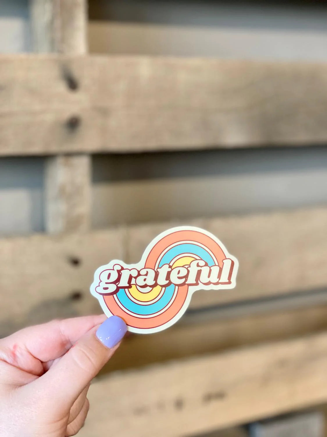 Grateful Arcs Sticker