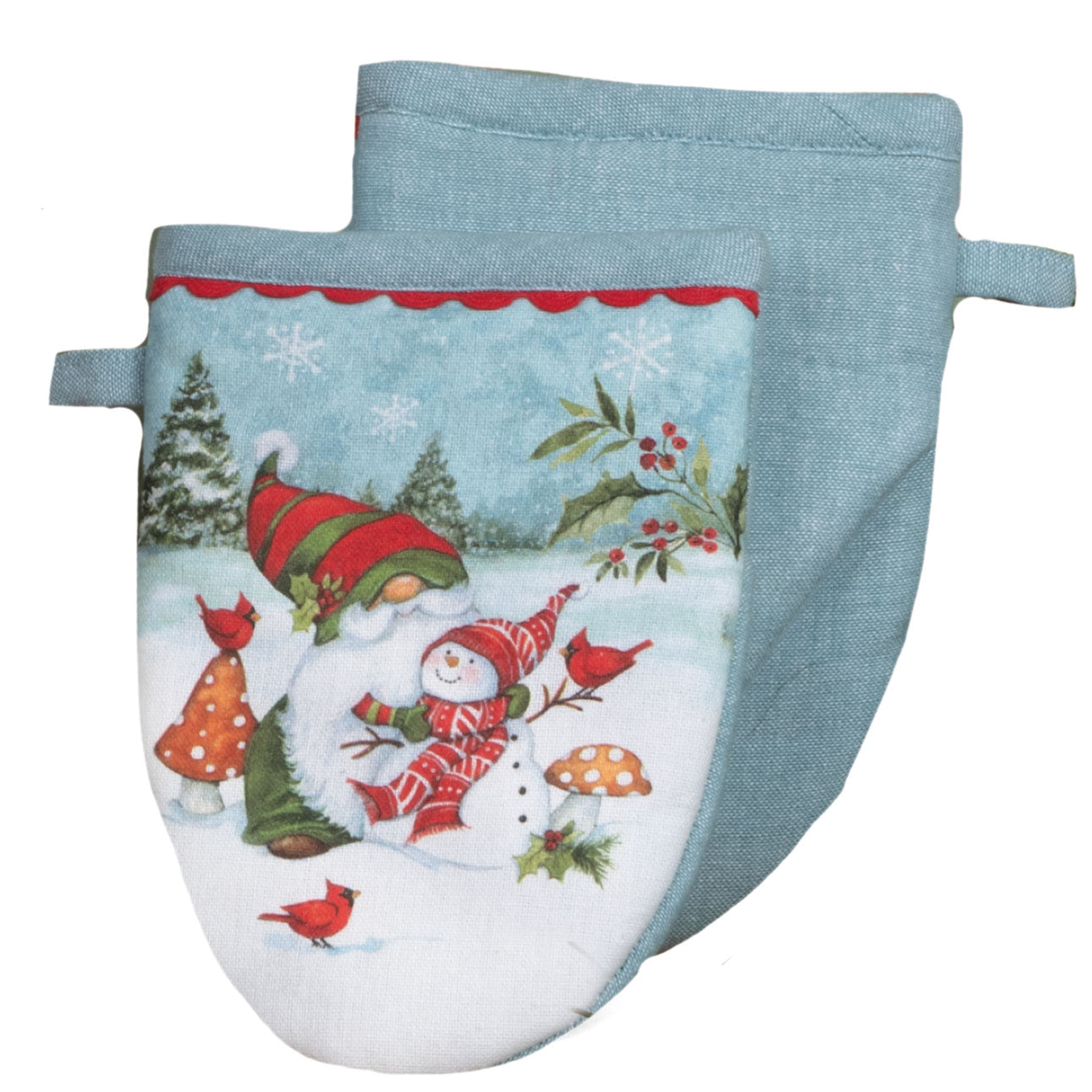 Christmas Gnomes Oven Grabber Mitt