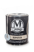 The MANdle Hipster Candle