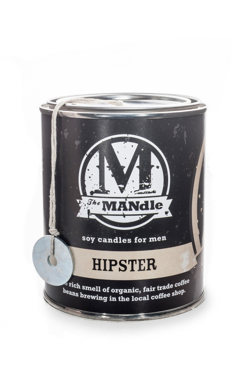 The MANdle Hipster Candle