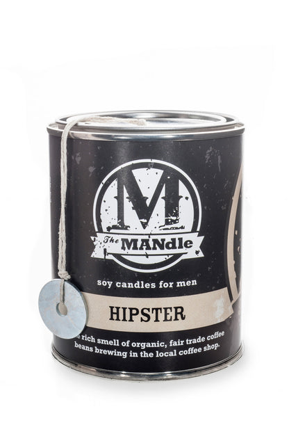 The MANdle Hipster Candle