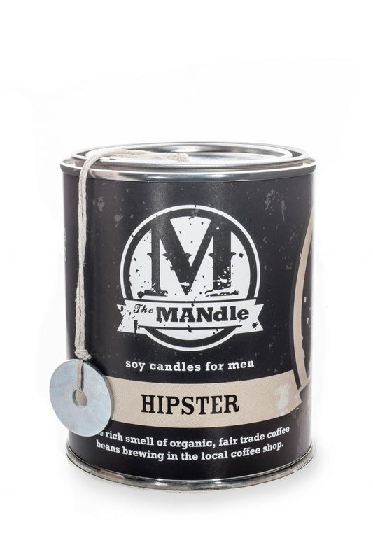 The MANdle Hipster Candle
