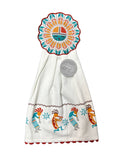 Kokopelli Hang Ups Kitchen Towel