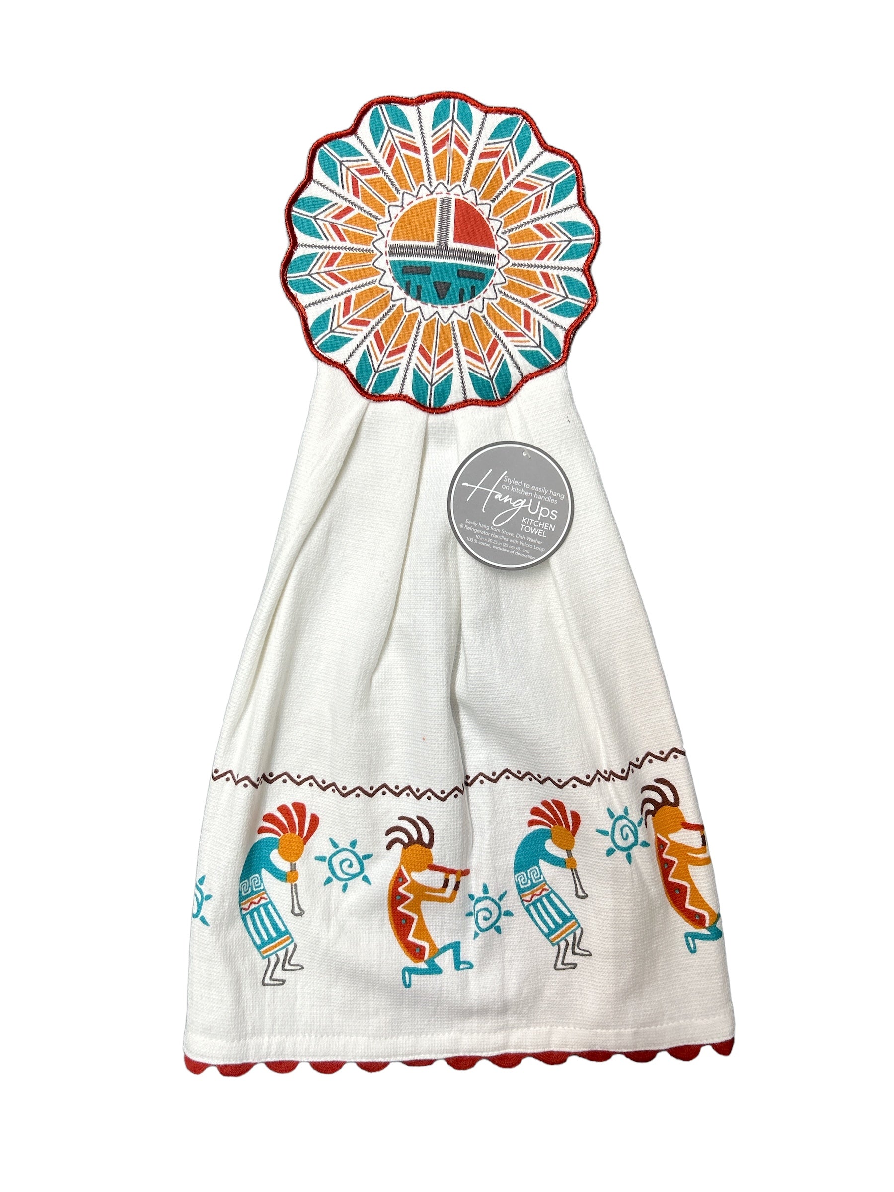 Kokopelli Hang Ups Kitchen Towel