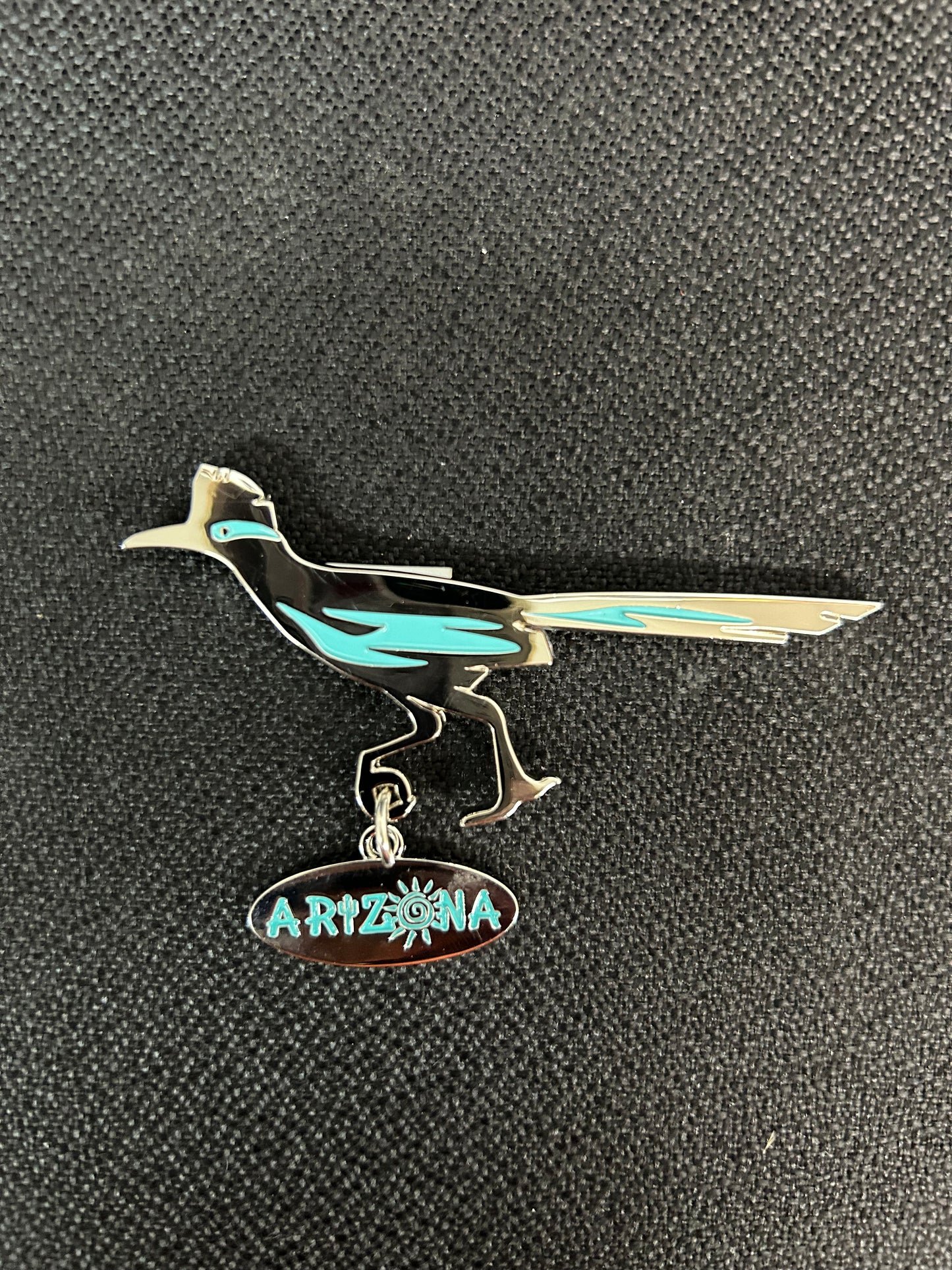 Roadrunner Magnet Az Tag Silver