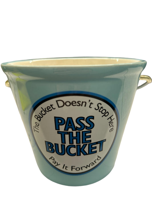 Pass The Bucket Stoneware Pay It Forward