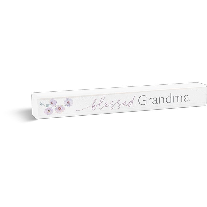 Blessed Grandma Weathered Wooden Talking Stick