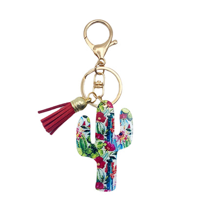 Botanica Acrylic Cactus Bag Charm